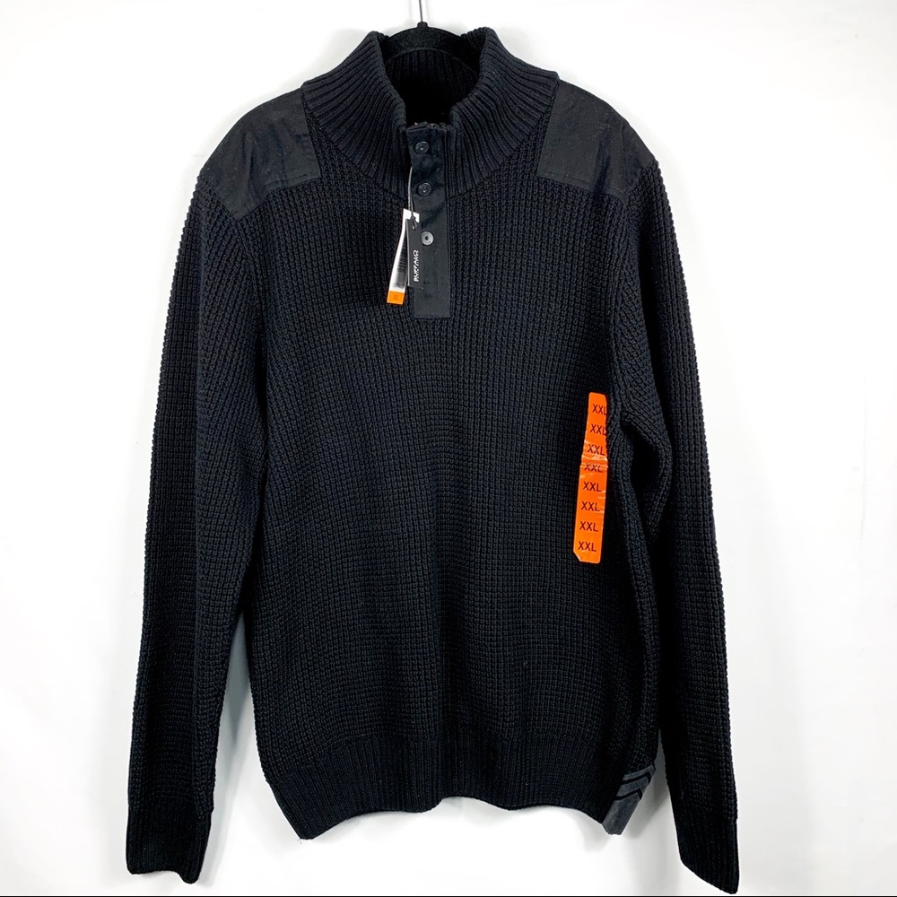 Buffalo David Bitton Mens Mock Neck Sweater 2XL